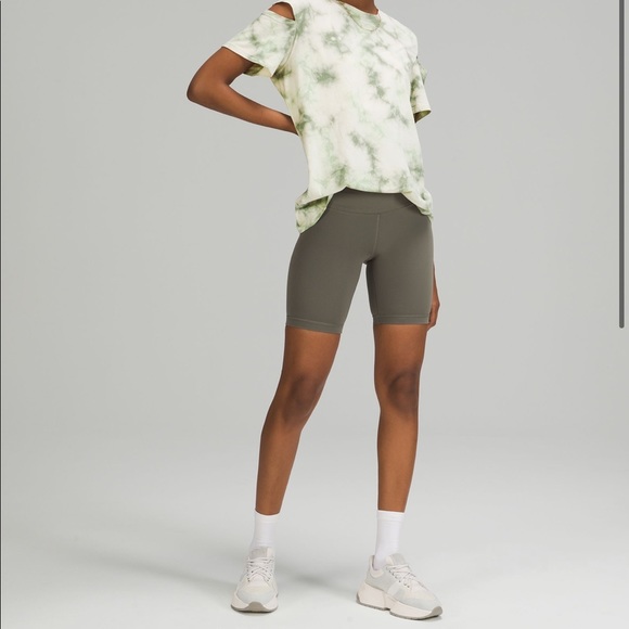 lululemon athletica Tops - Lululemon La All Yours Cut-out Short Sleeve T-shirt Tee Top Size 12